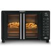 Gourmia Digital French Door Air Fryer Toaster Oven, Black