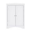 sideboard cabinet,corner cabinet,Bathroom Floor Corner Cabinet with Doors and Shelves, Kitchen, Living Room,Free Standing Storage Cabinet for Bathroom